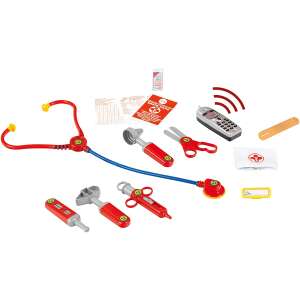 Theo Klein 4350 Doctor's Bag with Mobile Phone: Little Doctor, medical tools included - Doctor Playset