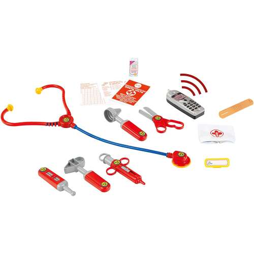 Theo Klein 4350 Orvosi táska mobillal: Kis doktor, orvosi eszközök a készletben