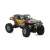 RC auto Jamara J-Rock Crawler, pohľad spredu, mierka 1:40, čierna a žltá