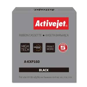 ActiveJet Tintaszalag - Fekete - Panasonic KX-P160 - 8mm x 1,6m