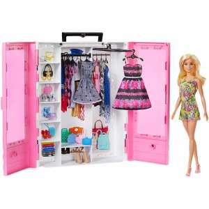 Mattel Barbie Fashionistas: Ruhásszekrény babával GBK12 70331226 