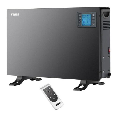 N'oveen CH7100 LCD Elektrischer Konvektor mit Fernbedienung - 2000W, schwarz
