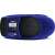 TechniSat DigitRadio 1990, blue DAB+ radio with CD player, angled view