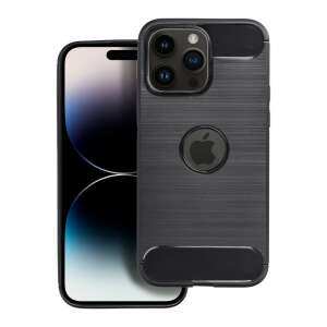 Schwarzes Carbon Pro Case für iPhone 11 Pro, zeigt Vorder- und Rückseite - Apple Handyhüllen