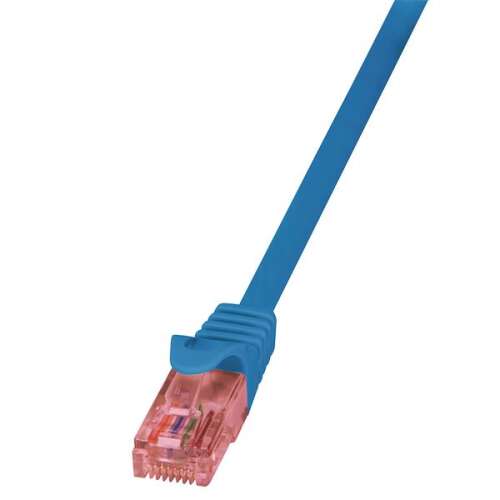 LogiLink CAT6 U/ UTP patch kábel PtimeLine AWG24 LSZH, 1m modrý, CQ2036U (CQ2036U)