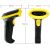 Баркод четец Qoltec, 1D лазер, USB, черен/жълт (50860) 70149860