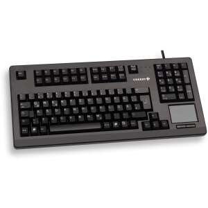 Klawiatura Cherry TouchBoard G80-11900 USB z wbudowanym panelem dotykowym, czarna - Klawiatura