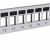 Blankes Patchpanel Lanberg PPKS-1024-S 24 Port 1U 19" für Keystone-Module grau 70150377