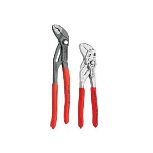 Knipex Cobra® Vodné čerpadlové kliešte, 2-dielna sada, červené rukoväte - Nástroj