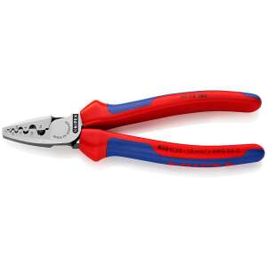 Kleszcze do zaciskania końcówek kablowych Knipex 97 72 180, uchwyty czerwono-niebieskie, 0,25 - 16 mm2 - Knipex