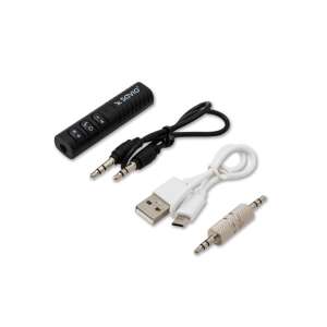 Savio TR-11B Transmițător / Receptor Bluetooth 4.1, negru, cu accesorii: cablu de încărcare USB, cablu audio de 3,5 mm, adaptor de 3,5 mm - Adaptoare Bluetooth
