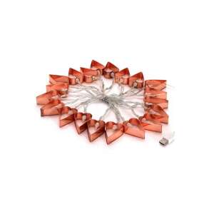 Iris LED svetelný reťazec v tvare srdca, teplá biela, 4 metre dlhý, 20 LED - Iris