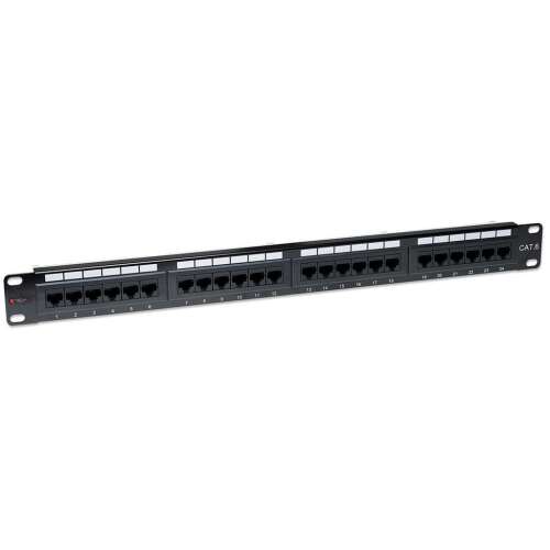 Techly I-PP 24-RU-C6T 19" Patch Panel, 24 port Cat6 UTP patch panel
