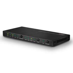 LINDY 4-port HDMI 2.0 switch, 4K Ultra HD resolution, HDR support, professional home theater experience - Lindy