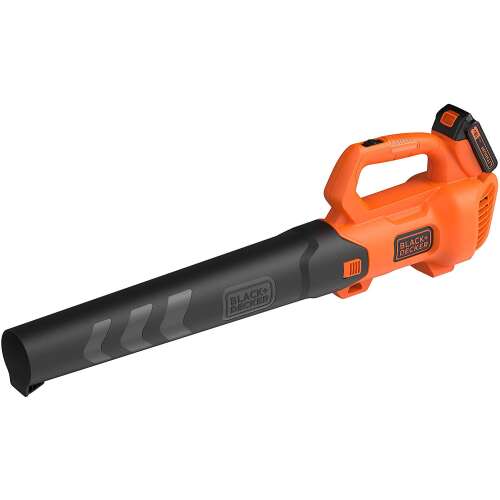 Bezdrôtový fúkač na lístie Black+Decker BCBL200L-QW, oranžový a čierny, 18V, 2A Li-Ion batéria