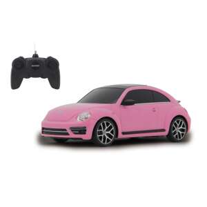 Jamara VW Beetle Mașină cu telecomandă (1:24) - Roz 71133242 - Vehicul cu telecomandă