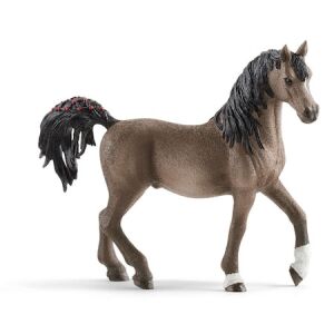 Schleich Arab Stallion - Dark Grey Toy Figure - Schleich