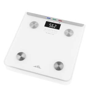 ETA Laura digital body composition scale, white, with LCD display, showing weight - Personal Scale