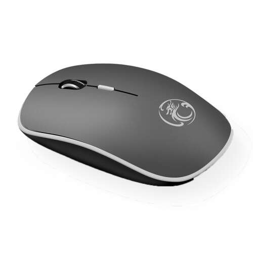 Genius Apedra G-1600GR Egér, vezeték nélküli optikai, 1600dpi, USB, csendes kattintás, szürke