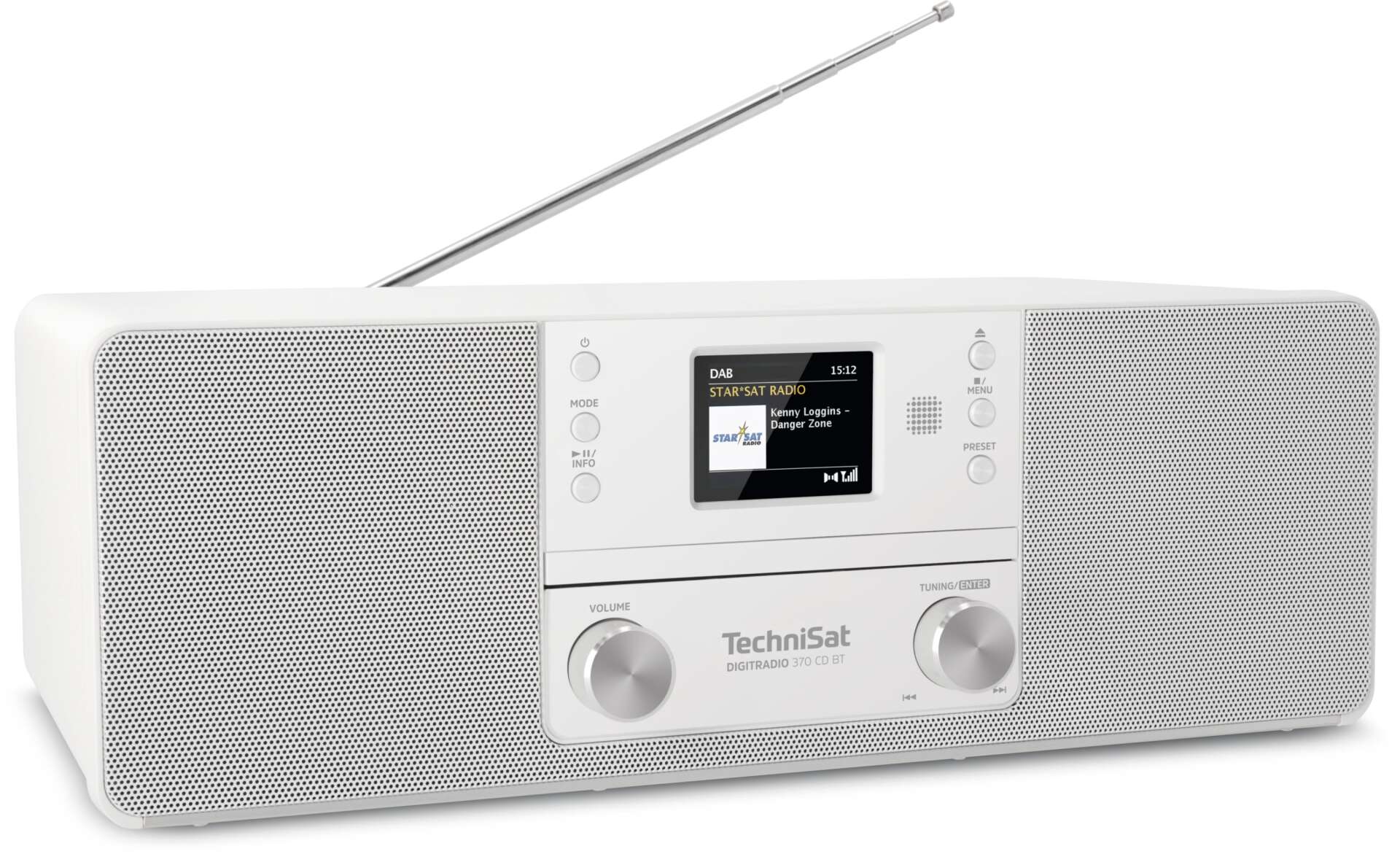 Technisat digitradio 370 cd bt rádió - fehér