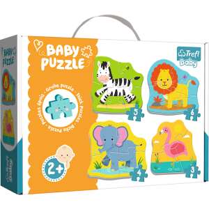 Trefl Szafari állatok - bébi puzzle szett 70156124 