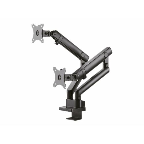 Близък план на стойка за бюро с двойно рамо за монитор Raid Sonic ICY BOX IB-MS314-T