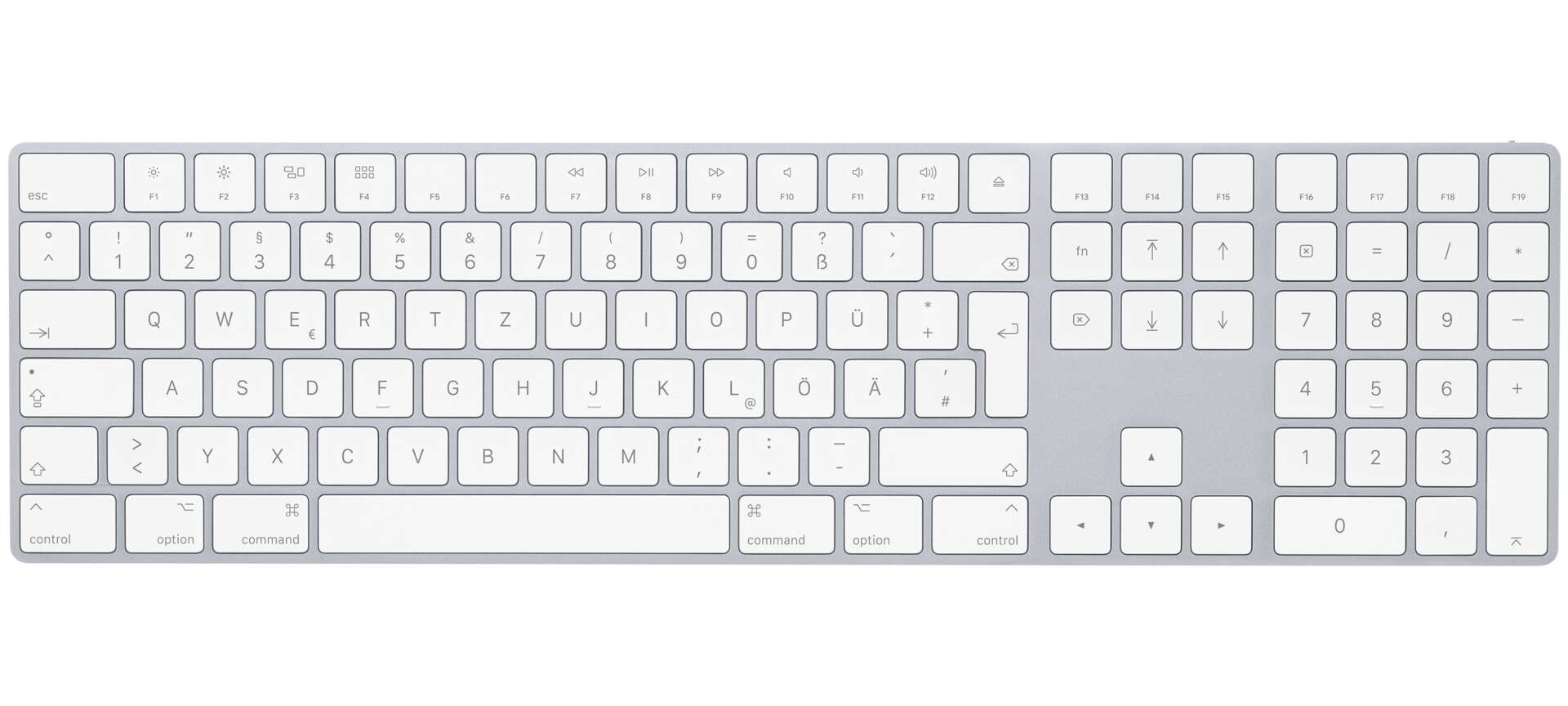Apple magic keyboard vezeték nélküli billentyűzet, német kiosztás...