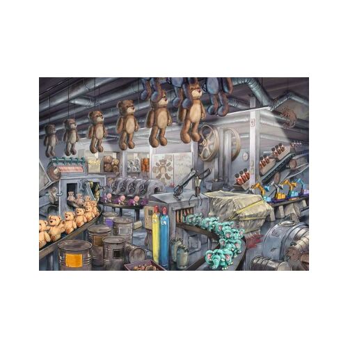 Ravensburger Exit Puzzle - Fabrica de plușuri, 368 piese