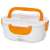 Clatronic LB 3719 Elektrische Lunchbox mit orangen Akzenten