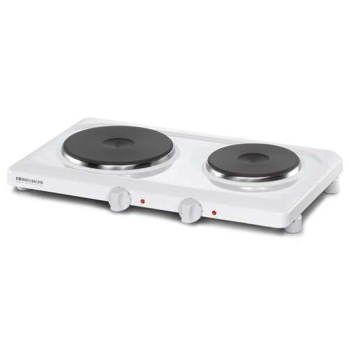 Rommelsbacher THL 2597 elektromos dupla főzőlap, fehér, 2 égő, konyhai készülék - Otthon és kert