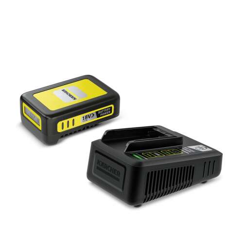 Karcher Starter Kit Battery Power 18V 2,5Ah Töltő és Akkumulátor Kezdő Csomag, Sárga-Fekete
