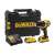 Set de șurubelniță cu impact fără fir Dewalt DCD709D2T 18V cu 2 baterii și încărcător
