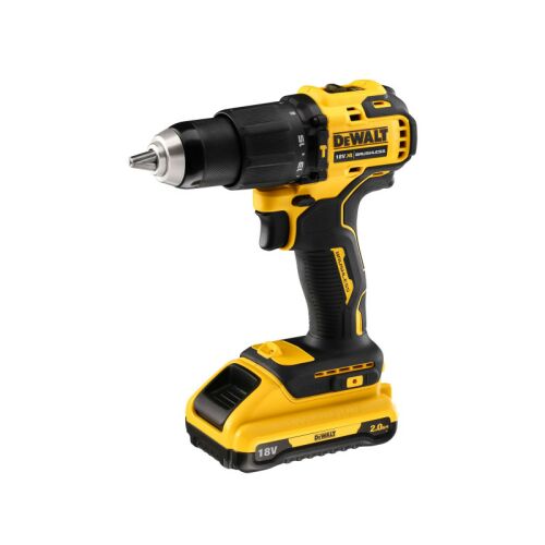 DEWALT Mașină de găurit și înșurubat cu percuție fără perii 18 V (2 x 2 Ah + încărcător + TSTAK) DCD709D2T