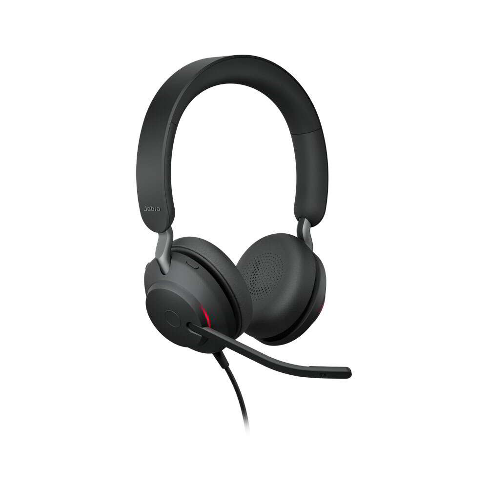 Jabra evolve2 40 (uc, usb-a) stereo headset fekete