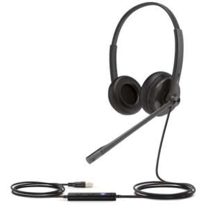 Yealink UH34 Dual Teams Headset - Black, USB headset for PC and laptop, with noise-canceling microphone - Peripheral