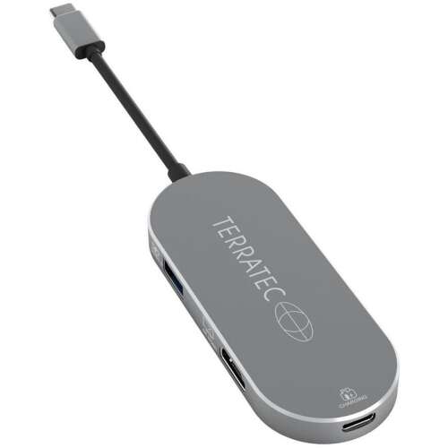 Terratec Connect C5 USB-C Hub mit HDMI, USB 3.0 Anschlüssen und Kartenleser