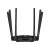 Router wireless dual band Mercusys MR50G AC1900, negru, vedere din spate, cu porturi