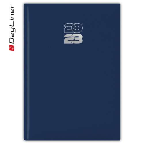 DayLiner Pannon A5 Napi Határidőnapló 2023, Sötétkék