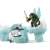 Schleich Eldrador Attack on the Ice Fortress playset, featuring a Sabretooth Tiger and a Jungle Crocodile