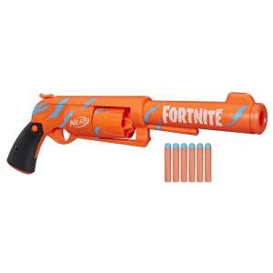 Nerf Fortnite 6-SH játék puska, narancssárga és kék, 6 nyíllal - Hasbro