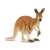 Schleich Red Kangaroo with Joey Figurine