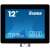 iiyama ProLite TF1215MC-B1 12 Zoll Touchscreen-Monitor, Vorderansicht mit Branding und Spezifikationen