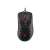 Natec Genesis Krypton 550 USB Gaming Mouse - Black, top view with RGB lighting