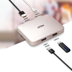 Aten UH3235 Ultra Mini Dokkoló USB-C eszközökhöz