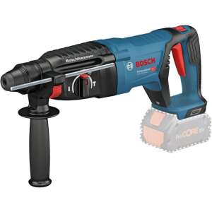 Bosch GBH 18V-26 D Professional ciocan rotopercutor cu acumulator, albastru și negru, cu mandrină SDS-plus, mâner lateral și limitator de adâncime - Bosch Accesorii pentru găurit și înșurubat
