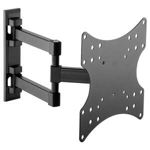 Goobay Basic Full Motion S wall mount for 23-42 inch TVs, black - TV Stand and Wall Mount