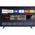 ECG 43 US01T2S2 4K Ultra HD Okos TV, 108 cm, a okos TV felületét mutatja népszerű alkalmazásokkal, mint a Netflix, a YouTube és a Facebook