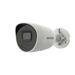 Cameră bullet IP Hikvision DS-2CD2046G2-IU 4MP AcuSense, albă - Hikvision Camere de supraveghere