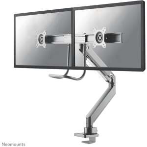 Neomounts NM-D775DXSILVER Nosač za monitor 10-32" - plinska opruga - Topfix - 180°-zaustavljanje 90749972 - Nosač i stalak za monitor