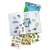 Herma Sticker Album, A5 size, open book showing stickers, astronaut, cat, car, and other stickers